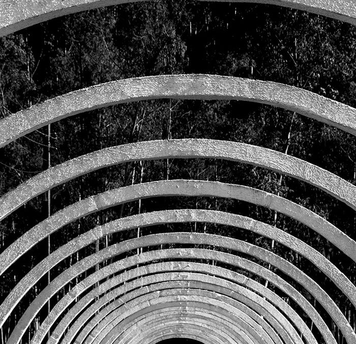 sequencias de arcos de concreto fine art