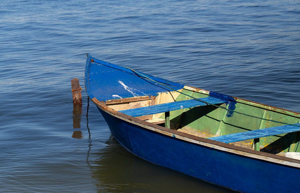 barco azul